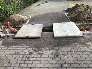 rijplaten over fundering